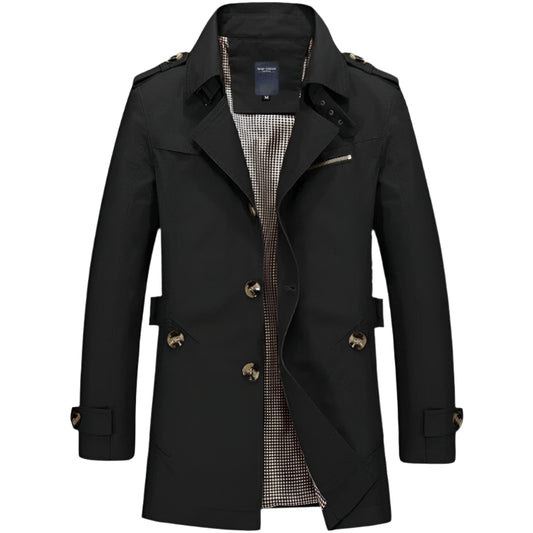 ZAXA - Corleone Vintage Long Coat for Men