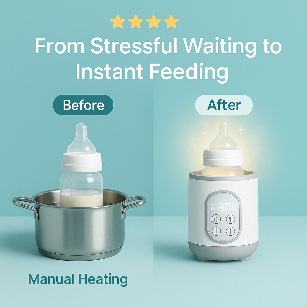 ZAXA Baby Bottle Warmer – Fast & Portable