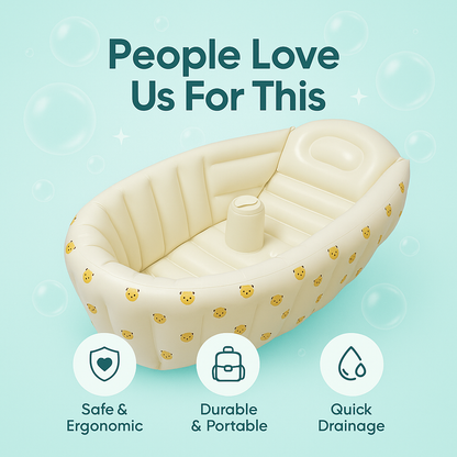 ZAXA Baby Bath Tub – Safe & Foldable