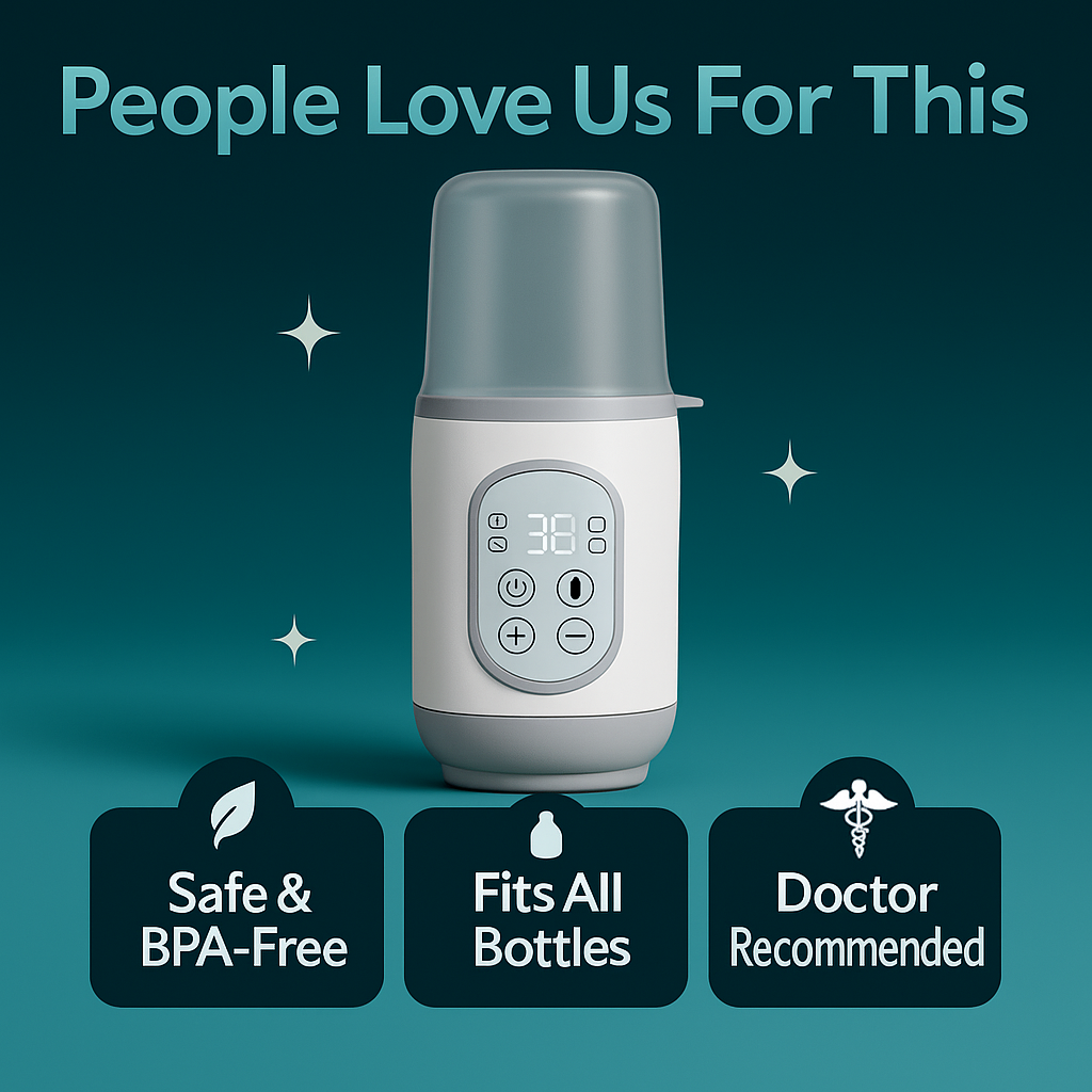 ZAXA Baby Bottle Warmer – Fast & Portable