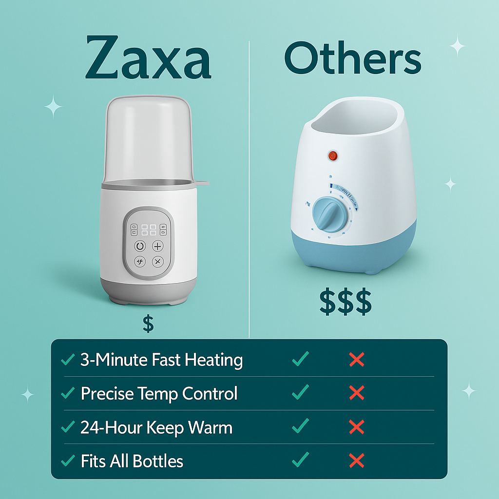 ZAXA Baby Bottle Warmer – Fast & Portable
