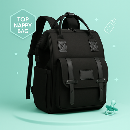 ZAXA Nappy Bag – Waterproof Backpack with USB