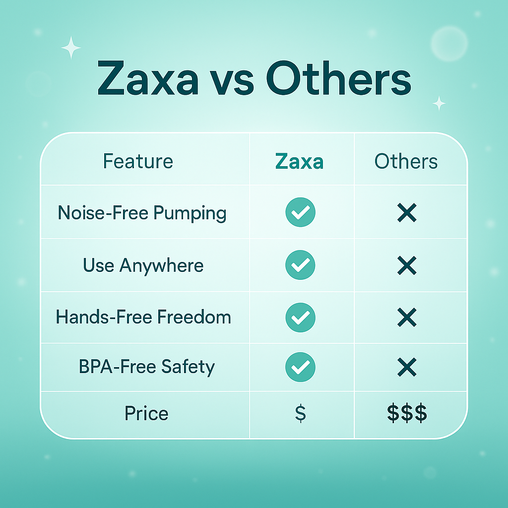 ZAXA Electric Breast Pump – Portable & Quiet