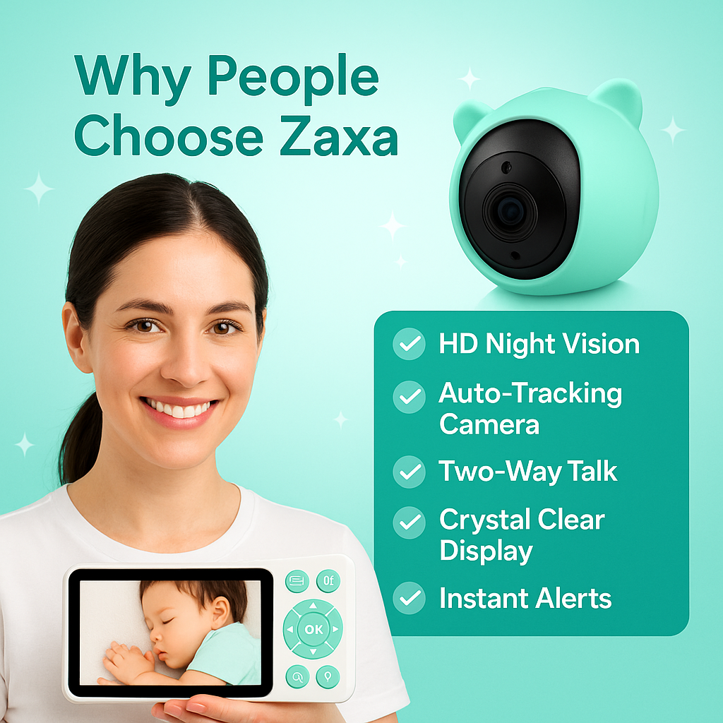 ZAXA Smart Baby Monitor – No WiFi Needed
