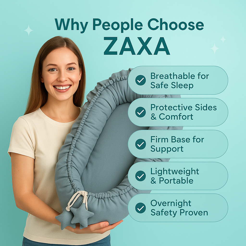 ZAXA Baby Bed – Sleep Tight & Portable