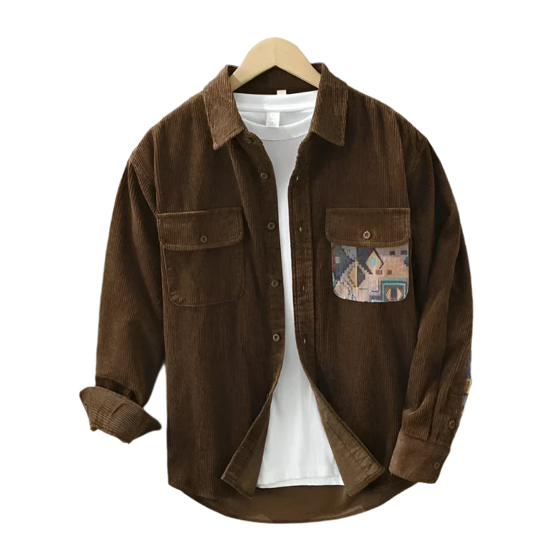 ZAXA - Max V2™ Men's Velvet Patchwork Shirt