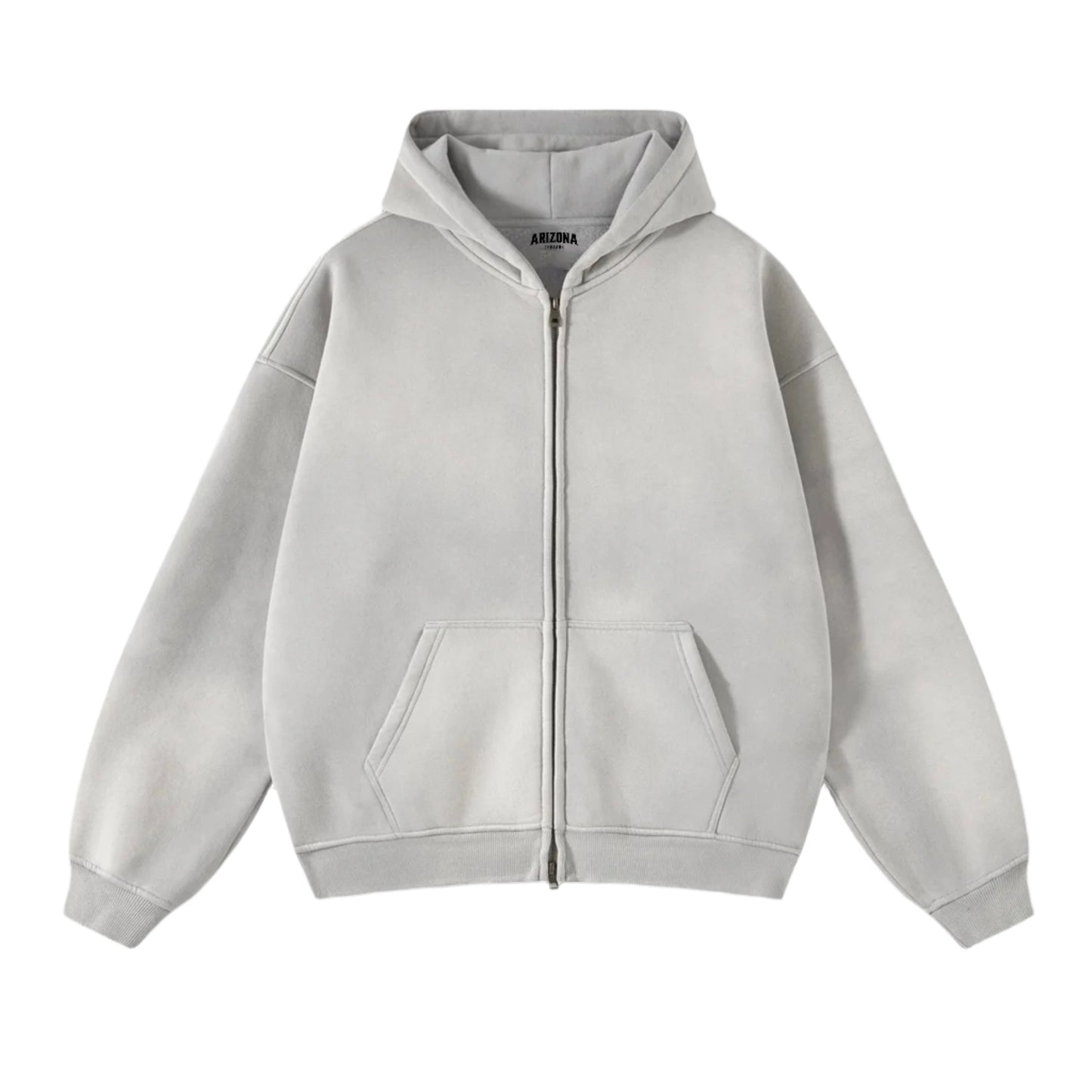 ZAXA - Heavyweight Stone-Washed Zip Hoodie